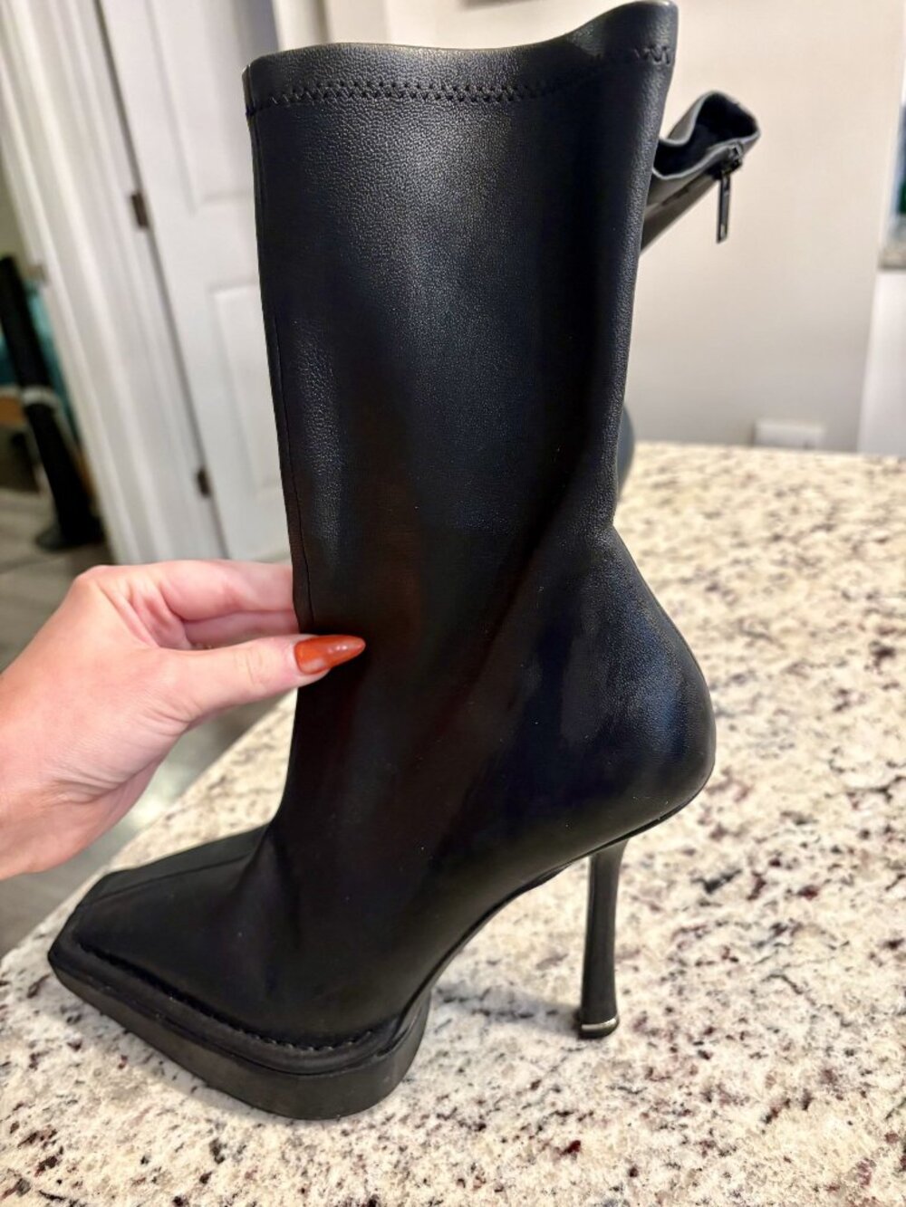 Alexander Wang Black Platform Boots 37